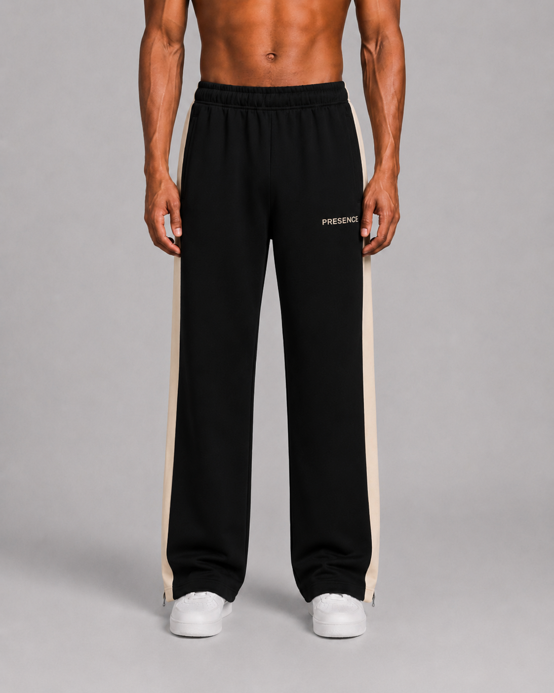 TRACK PANTS - BLACK