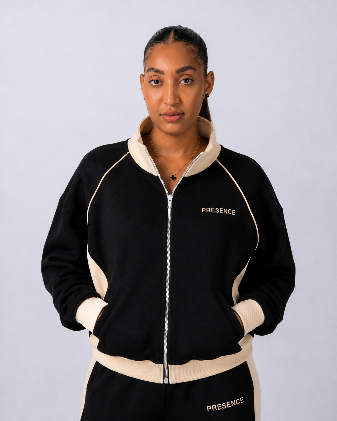 TRACK JACKET - BLACK