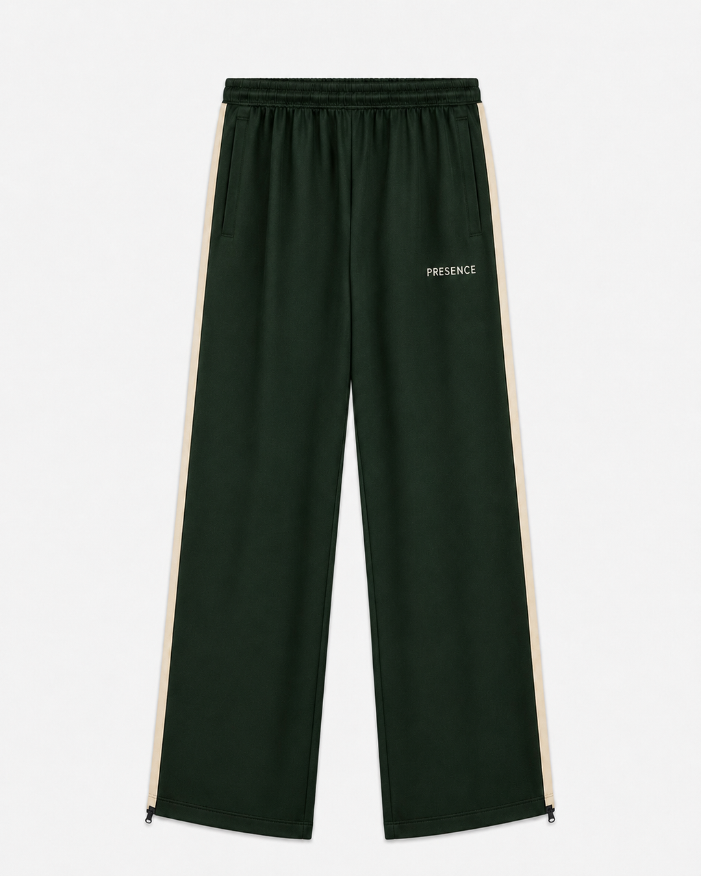 TRACK PANTS - FOREST GREEN