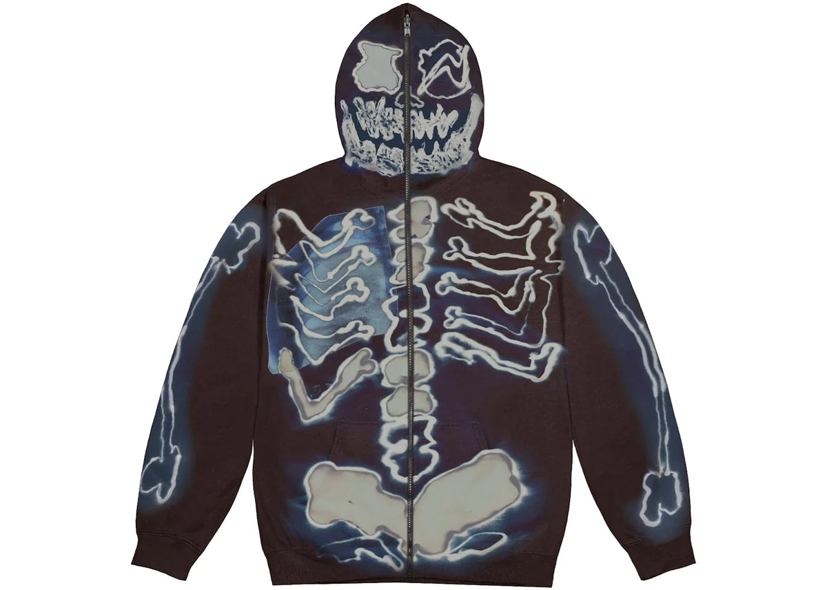 Travis Scott Cactus Jack For Fragment Skeleton Graffiti Full Zip Hoodie Multi – Travis Scott – THE LAB CONCEPT CLUB Bienne