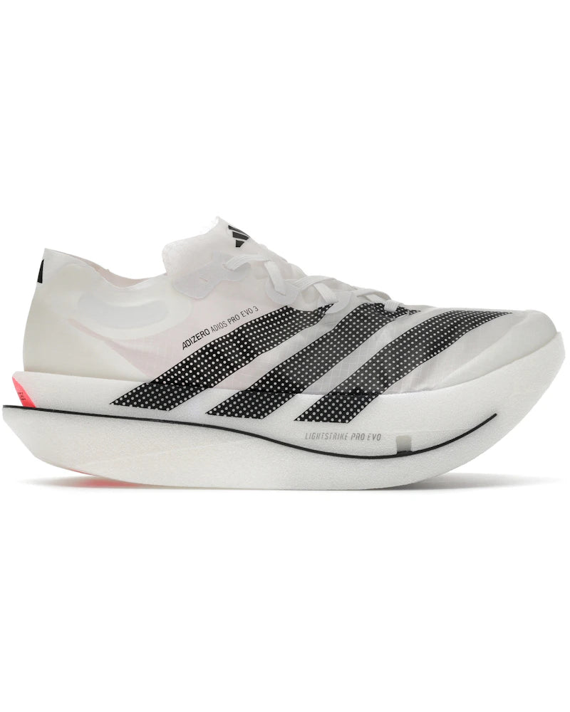 adidas Adizero Adios Pro Evo 3 White Black - sneaker Adidas