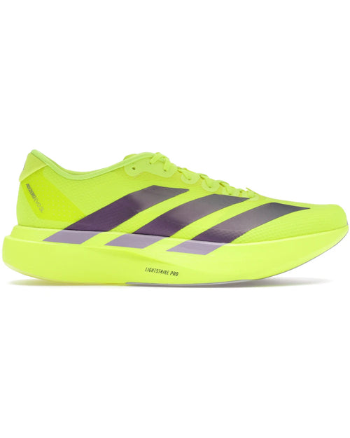 adidas Adizero Evo SL Solar Yellow Plum - sneaker Adidas