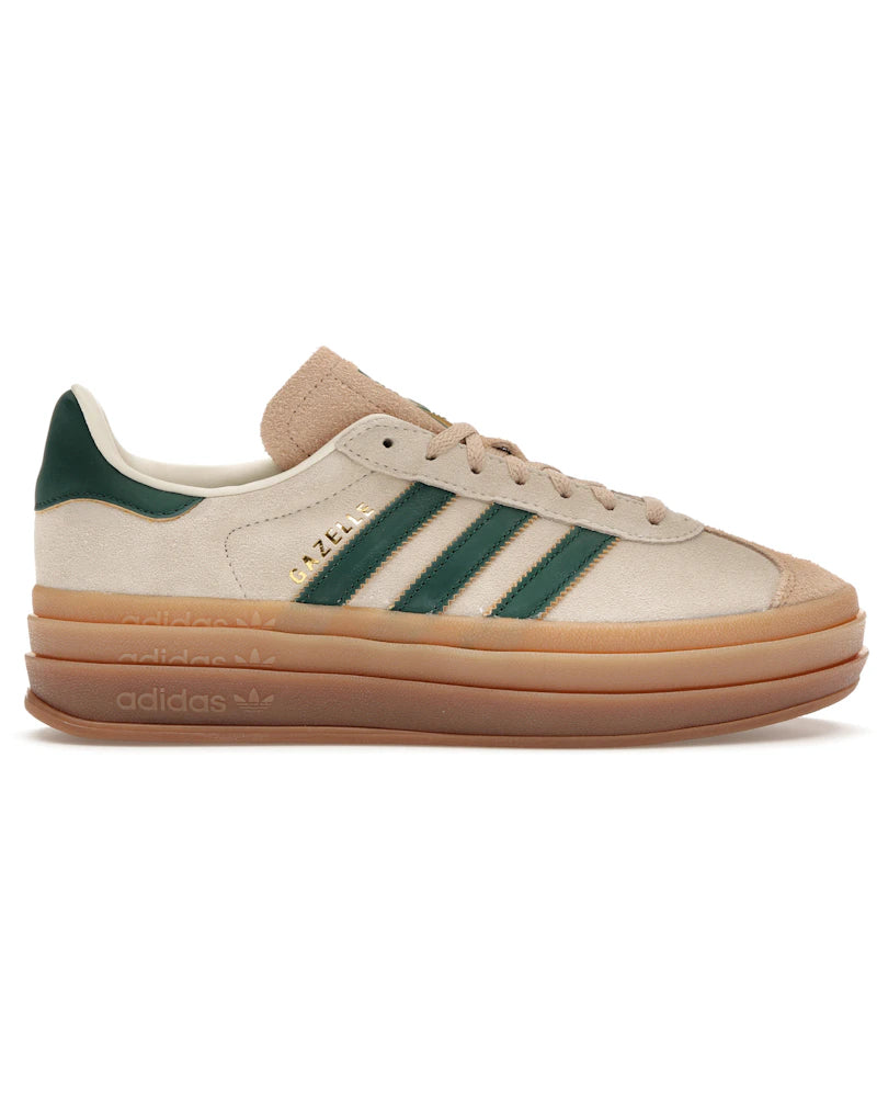 adidas Gazelle Bold Magic Beige Collegiate Green (Women's) - sneaker Adidas