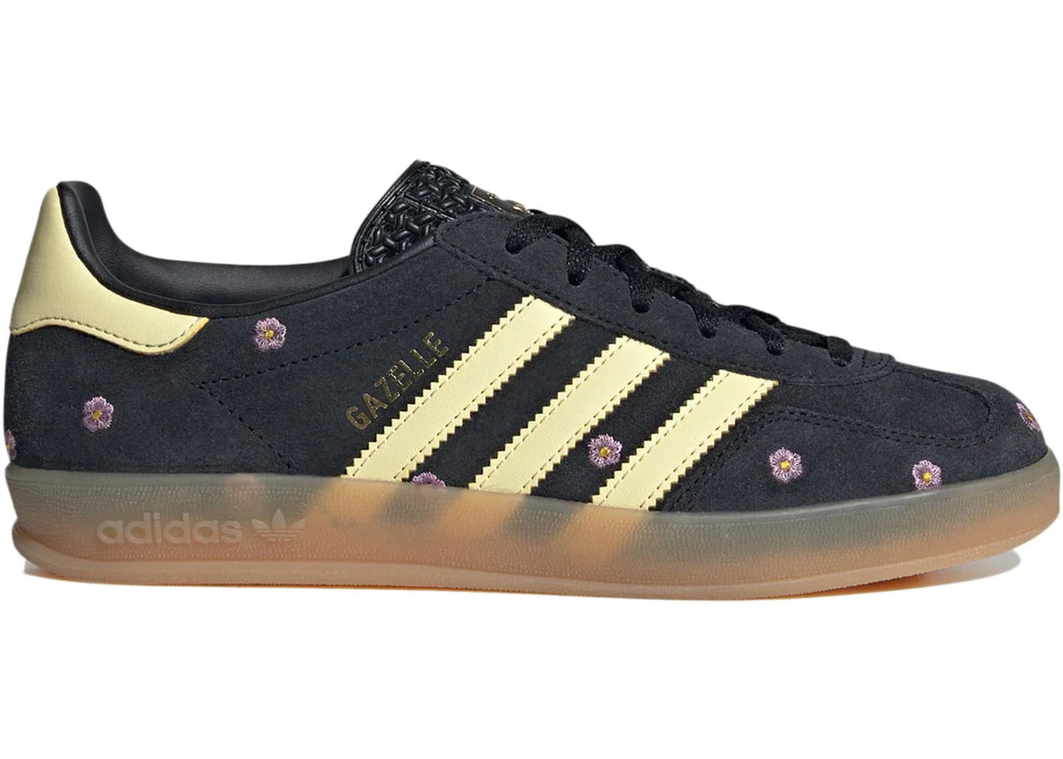 adidas Gazelle Indoor Core Black Almost Yellow Floral (Women's) – adidas – THE LAB CONCEPT CLUB Bienne