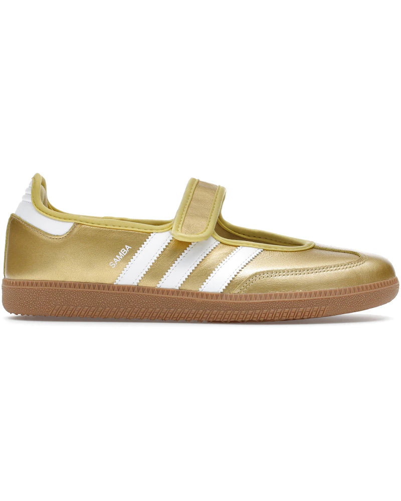 adidas Samba Jane Gold Metallic White (Women's) - sneaker Adidas