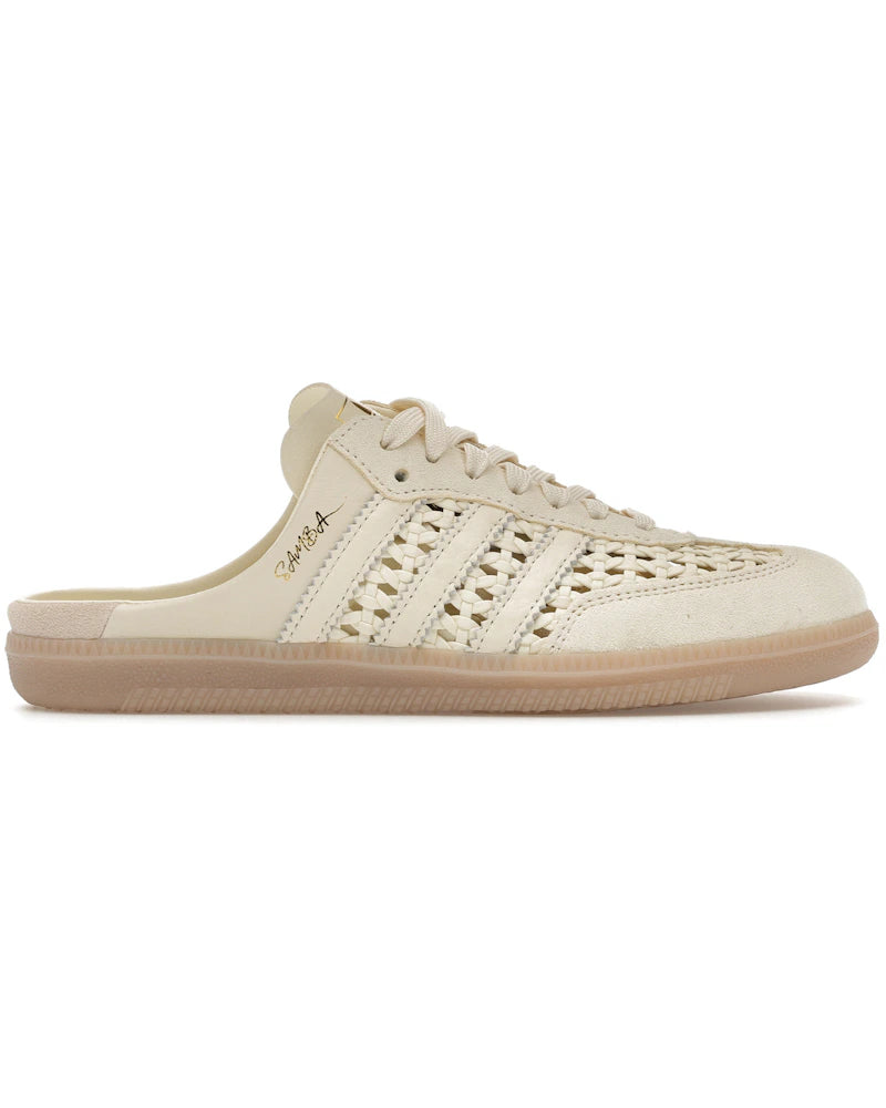adidas Samba Mule Woven Basketweave Cream White (Women's) - sneaker Adidas