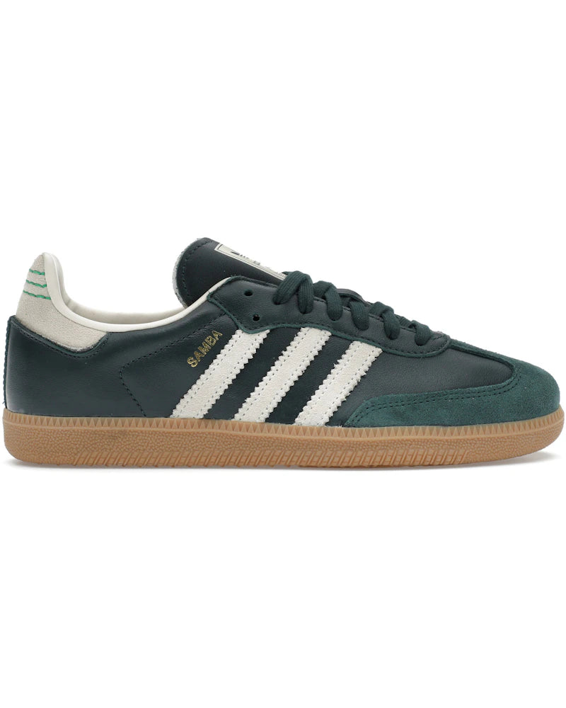adidas Samba OG Shadow Green Cream White Gold Metallic - sneaker Adidas