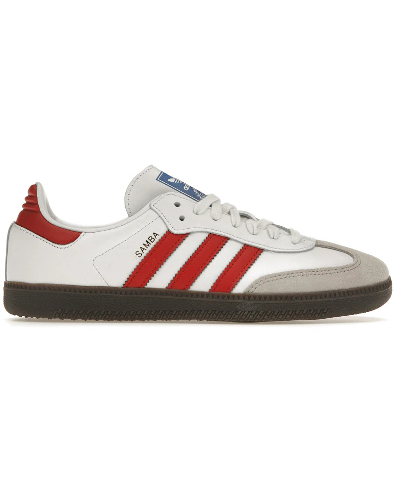 adidas Samba OG White Better Scarlet - sneaker Adidas