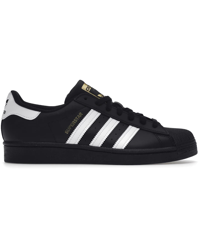 adidas Superstar Core Black Cloud White Gold - sneaker Adidas
